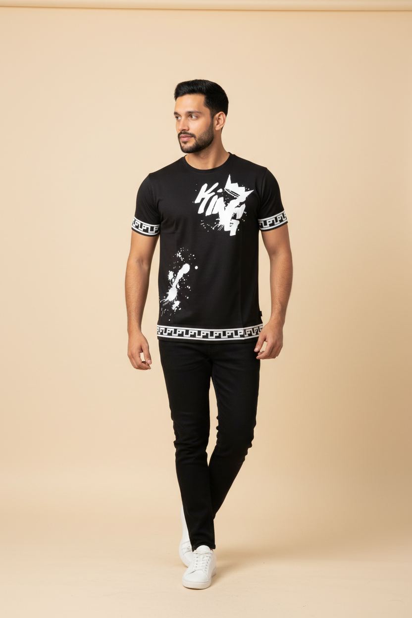 King T-Shirt - Schwarz - Laura Palazzo