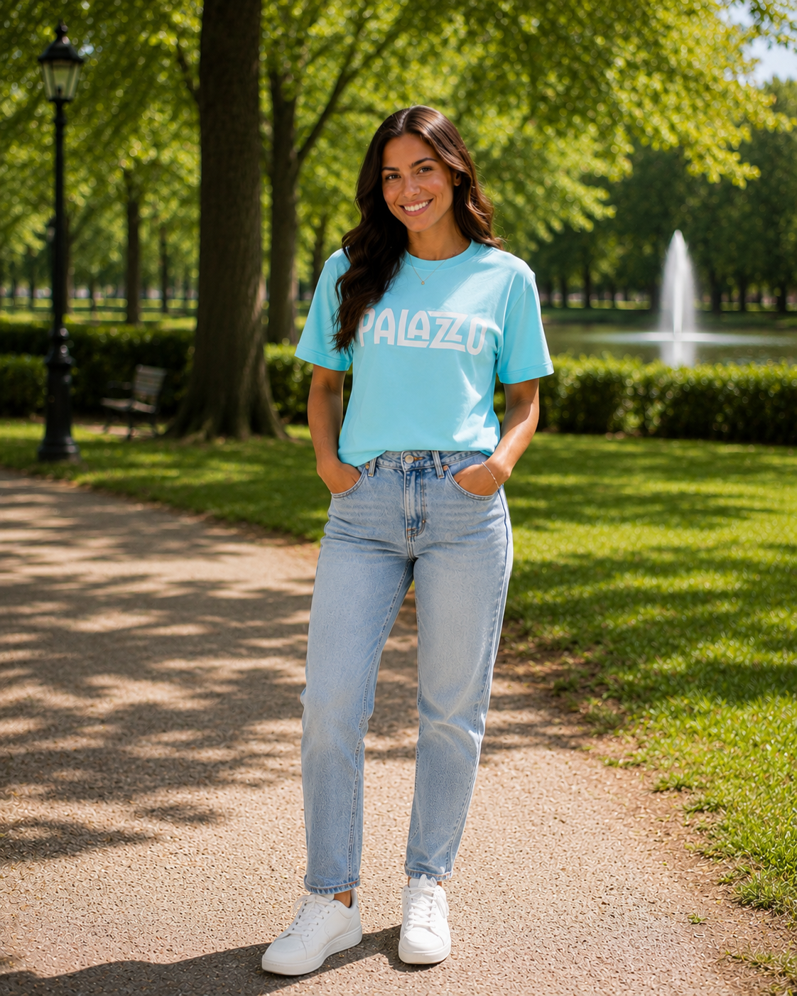 Aqua Tee - T-Shirt - Laura Palazzo