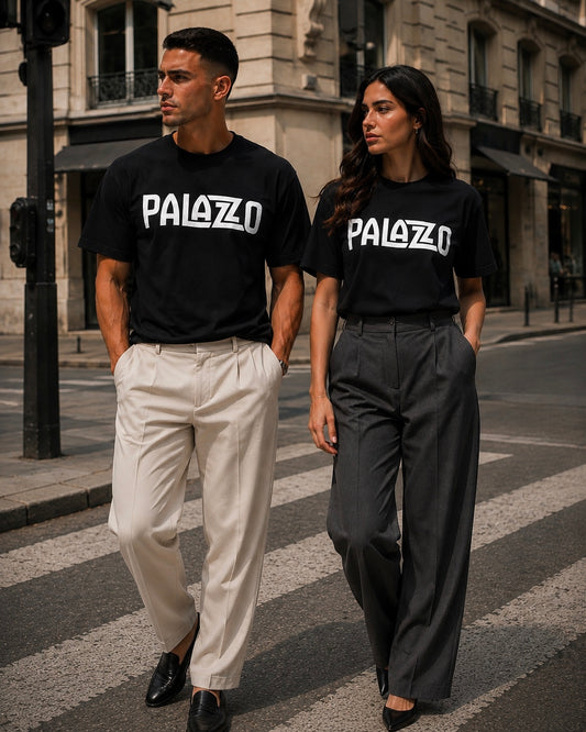 Schwarzes T-Shirt - Laura Palazzo