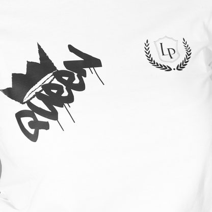 Queen T-Shirt - Weiß - Laura Palazzo