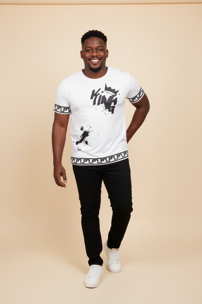 King T-Shirt - Weiß - Laura Palazzo